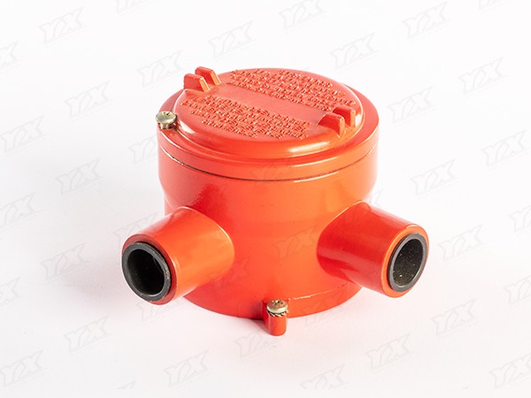 橘紅防爆接線盒鋁壓鑄件